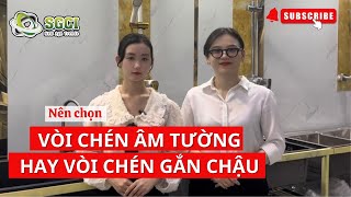 Nên Chọn Vòi Nước Rửa Bát Âm Tường hay Gắn Chậu | Nội Thất SGCI