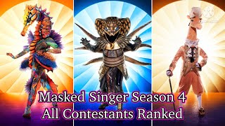 Masked Singer Season 4 | All Contestants Ranked