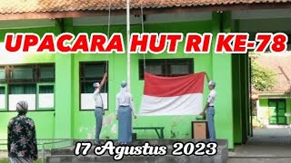 UPACARA HUT RI KE-78 SMA NEGERI 1 CANDIMULYO