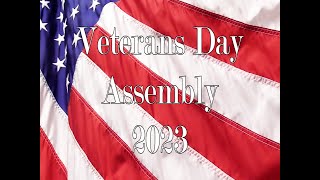 Richmond Middle School Veterans Day Assembly 2023