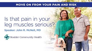 Is that pain in your leg muscles serious? | BCH Lecture Oct 23