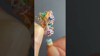 Rainbow Mermaid #microcrochet #Mermaid