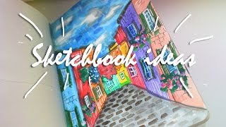 Sketchbook ideas | Идеи для скетчбука / акварель