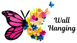 Diy Butterfly Wall Hanging 🦋/ Diy Butterfly Home Decor Ideas/ Paper Craft Idea