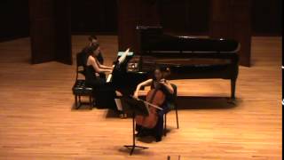 David Baker Sonata for Cello and Piano the 1st movement