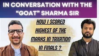 How Aarish Khan Sir scored “HIGHEST MARKS” in TAXATION | In Conversation with GOAT| Teaser