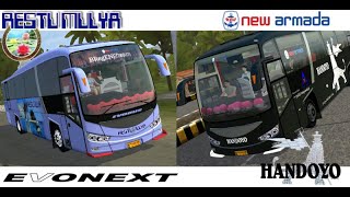 Evonext By unity mod livery restu mulya,handoyo