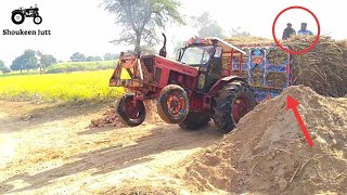 Belarus 510 Tractor Pulling The Heavy Loaded Sugarcane Trolley In Fields In Punjab Pakistan 💪👌🏻😍