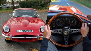 1970 Jaguar E-Type 4.2 Coupe Series 2 Manual - POV Driving Video & Walk-around | Fully Restored