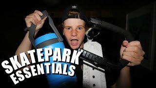 MY SKATEPARK ESSENTIALS!