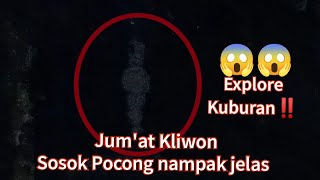 nekat‼️Explore kuburan angker malam Jum'at Kliwon bertemu Sosok petunggu kawasan kuburan