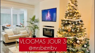 VLOGMAS // Jour 3// Jai ramène un 2ème sapin à la maison