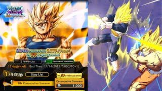 Ultra Majin Vegeta Summons! Dragon Ball Legends Summons