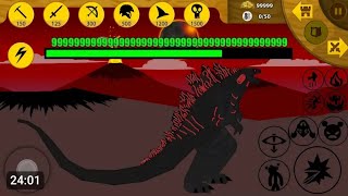 Hack Mod Game Classic Campaign Insane Unlocked Boss Godzilla Full Skill Stick War Riki