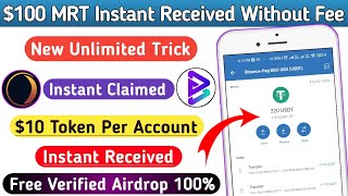 100$ MRT Token Instant | Instant Withdrawal Airdrop | 2022 Best Crypto | #New_Airdrop