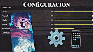 Configuración para dar todo rojo 🔴 Free fire