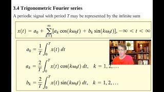 Trigonometric Fourier series