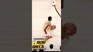 Brony drive's Brony scores #shortviral #shorts #nba #bronnyjames #score #lebron #lbj #lakers