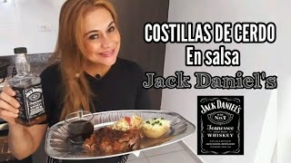 Costillas de cerdo en salsa de Jack Daniel's