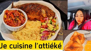 A DAY IN MY LIFE 🇨🇦🇨🇦🇨🇦/ je cuisine l'attiéké/ acheke