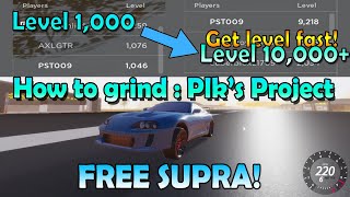 How to get level fast in Plk's Project! (For beginners!)