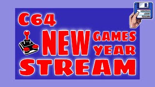 C64 Live Stream - New Games and New Year 2022 - Snow Force / Sonic C64 / Sam's Journey XMAS / Goblin