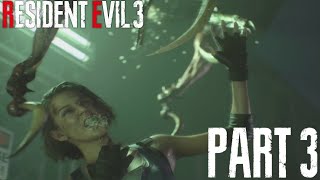 RESIDENT EVIL 3 REMAKE Walkthrough Gameplay Part 3 | POWER STATION (RE3 NEMESIS 2020)