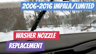 2006-2016 Impala/Limited (9th Gen) Washer Nozzle Replacement