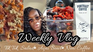 I Tried The TikTok Viral Salad and Acai Bowl!