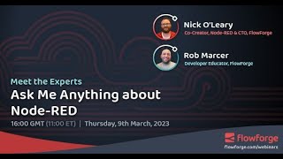 Node-RED Ask Me Anything Session (March Edition)