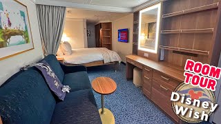 Disney Wish Deluxe Family Oceanview Stateroom with Verandah Tour  - Disney Cruise Line