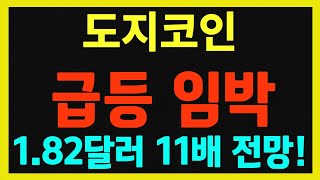 [도지코인] 급등 임박!! 채굴자들의 심상찮은 움직임 포착!!