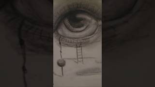 When I was young kid I was looking gor ways out #shortsart #surreal #surrealart#pencilart #eye