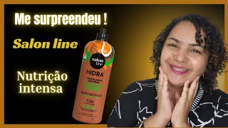 NOVO HIDRA NUTRIÇÃO INTENSA DA SALON LINE  #salonline (será que é nutritivo mesmo?)