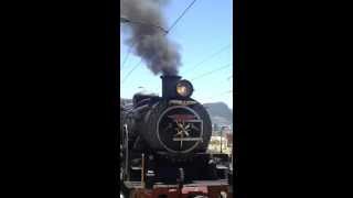 Steam - Smoke as Jenny stops in Simon's Town