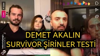 Demet Akalın, Survivor Şirinler Testi Çözdü!!!