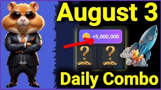 3 August Hamster Kombat Daily Combo Code  Today