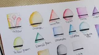 Doodle Swatches with Neocolor II - Day 33 of 100 Art Project