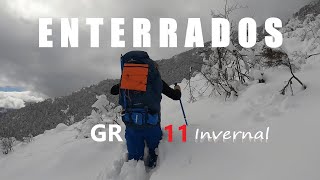 Día 16 GR11 INVERNAL❄ La GRAN nevada. ENTERRADOS y ATRAPADOS en Estaón.