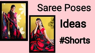 Saree Poses Ideas 🌈 | #Shorts