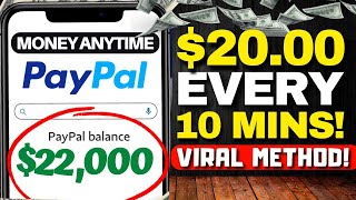 $20 EVERY 10 MINS! 😮 Step By Step Guide (VIRAL METHOD 2023) | Make Money Online