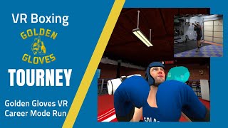 VR boxing in a virtual Golden Gloves tourney