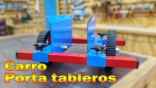 Carro PORTA TABLEROS telescópico.