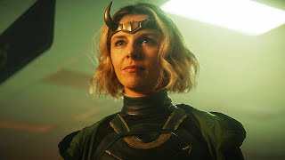 Loki Meets Sylvie For The First Time - Lady Loki Bombs the Sacred Timeline - Loki (TV Series) S1E2