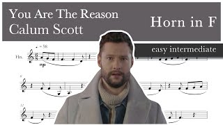 You are the reason - Calum Scott – Horn in F - Sheet Music (Easy Intermediate)