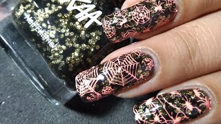 Neon Spider-Web Nails || Beautybigbang Review || Nykaa Swatch ||