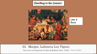 33   Margot, Labourez Les Vignes   Jacques Arcadelt   Line 4