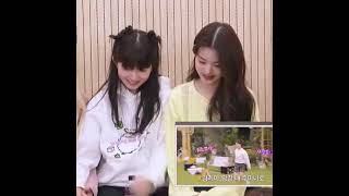 #ive Wonyoung reaction to Rei's cuteness