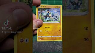 3d Golett Pokemon Card