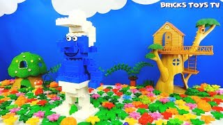 Строим из Lego Duplo, Lego Duplo gnome Smurfs - Лего Дупло делаем фигуру Смурфик, Смурф.